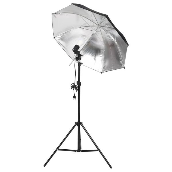 vidaXL Fotostudio-Set mit Beleuchtung, Hintergrund und Reflektor