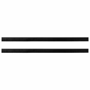 vidaXL Selbstklebende T&uuml;rb&uuml;rstendichtungen 2 pcs Schwarz 100 cm