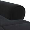 vidaXL Lounge-Liege mit Kissen Schwarz 91 x 157 x 91 cm Samt