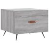 vidaXL Couchtische 2 Stk. Grau Sonoma 50x50x40 cm Holzwerkstoff