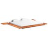 vidaXL Futonbett Japanisch Akazie Massivholz 200x200 cm