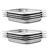 vidaXL Gastronormbeh&auml;lter 8 Stk. GN 1/2 40 mm Edelstahl