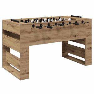 vidaXL Fu&szlig;balltisch 2 pcs Artisan-Eiche 146,5 x 74 x 85 cm