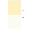 vidaXL Verdunkelungsrollo Gelb 90x210 cm Stoffbreite 85,7 cm Polyester