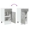 vidaXL Schubunterschrank Lyon Betongrau 40x46x81,5 cm Holzwerkstoff