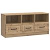 vidaXL TV-Schr&auml;nk Artisan-Eiche 102 x 34,5 x 47 cm Holzwerkstoff