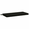 vidaXL Bankkissen SOEST 100 % Polyester Schwarz 80 x 40 x 5 cm