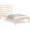 vidaXL Massivholzbett ohne Matratze 75x190 cm