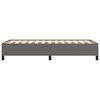 vidaXL Bettgestell Grau 100x200 cm Kunstleder