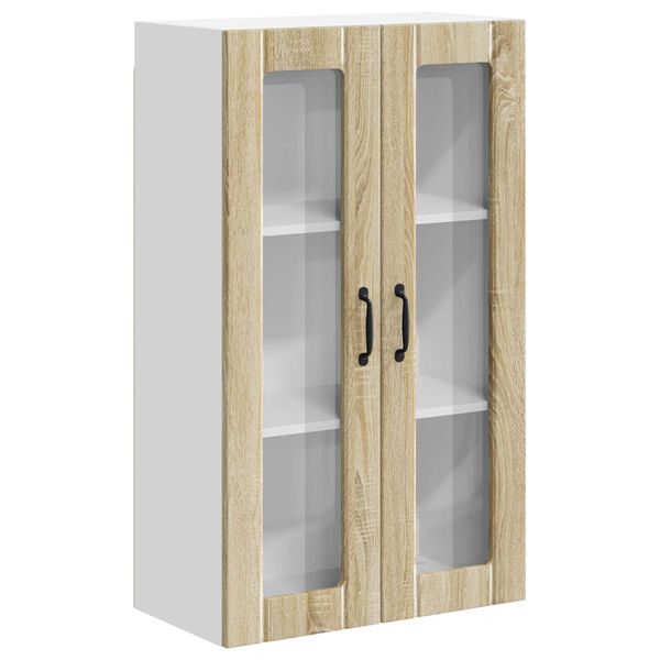 vidaXL K&uuml;chenwandschrank Sonoma-Eiche 60 x 31 x 100 cm Holzwerkstoff