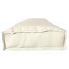 vidaXL Palettenkissenset 2 pcs Creme 200 x 40 x 8 cm Oxford-Gewebe