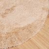 vidaXL Teppich Shaggy Hochflor NAVARRA Beige 240x240 cm Polyester