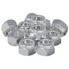 vidaXL Mutter 12 Stk. Silber M6 x 10 mm Eisen