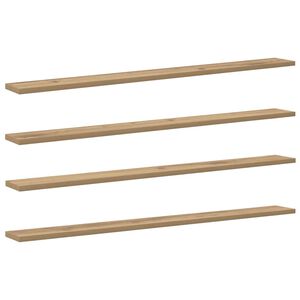 vidaXL Regalbrett 3 Ebenen 4 stk. 100 x 10 x 1,5 cm Holzwerkstoff