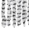 vidaXL Fliegenvorhang Hellgrau und Dunkelgrau 90x200 cm Chenille
