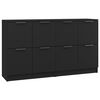vidaXL Sideboards 2 Stk. Schwarz 60x30x70 cm Holzwerkstoff