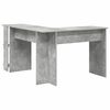 vidaXL Eck-Schreibtisch Beton Grau 140 x 113,5 x 75 cm Holzwerkstoff