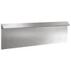 vidaXL Schneckenzaun Silber 100 x 3,5 x 25 cm Edelstahl