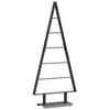 vidaXL Metall Weihnachtsbaum Schwarz 90 cm Stahl