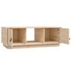 vidaXL Couchtisch 100x50x35 cm Massivholz Kiefer