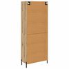 vidaXL Highboard Artisan-Eiche 69,5 x 34 x 180 cm Holzwerkstoff