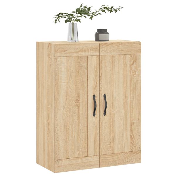 vidaXL Wandschrank Sonoma-Eiche 69,5x34x90 cm Holzwerkstoff