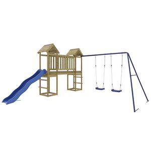 vidaXL Spielturm Impr&auml;gniertes Kiefernholz