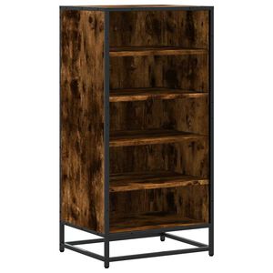vidaXL Schuhregal R&auml;uchereiche 48x38x97,5 cm Holzwerkstoff