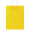 vidaXL Papiertragetaschen 50 Stk. mit Henkeln Gelb 32x12x42 cm