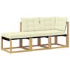 vidaXL 3 stk. Sectional Sofa Einheiten Wei&szlig;