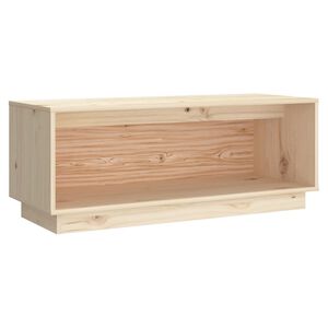 vidaXL TV-Schrank 90x35x35 cm Massivholz Kiefer
