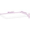vidaXL Schreibtischplatte Unbehandelt 100x50x4 cm Massivholz Akazie