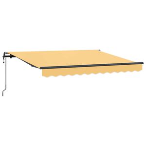 vidaXL Ausziehbare Markise Sand 2,5 x 2 m Stoff