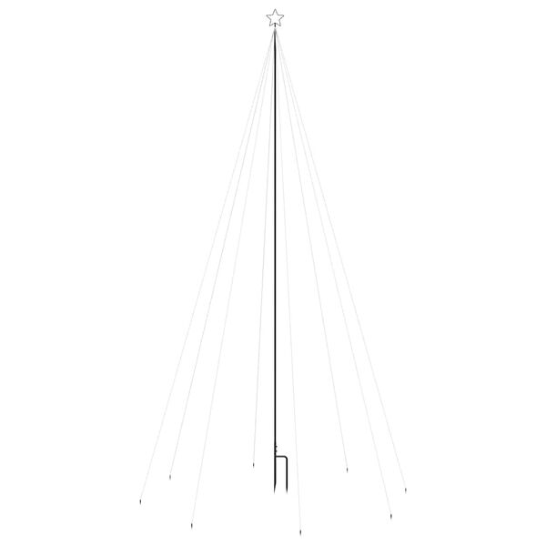 vidaXL LED Weihnachtsbaum Indoor Outdoor 800 LEDs Bunt 5 m