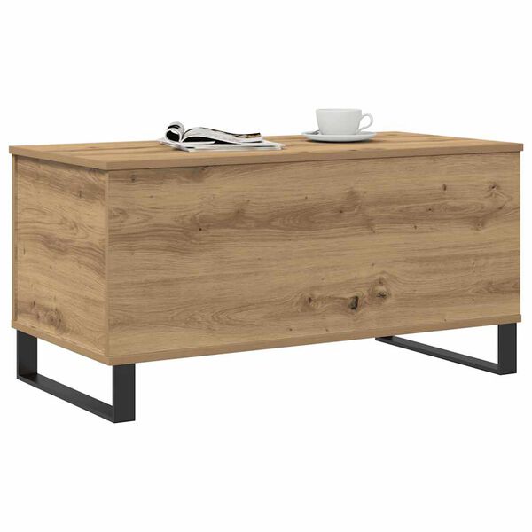 vidaXL Couchtisch Artisan-Eiche 90x44,5x45 cm Holzwerkstoff