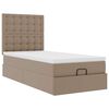 vidaXL Ottoman-Bett mit Matratze & LEDs 100x200cm Kunstleder