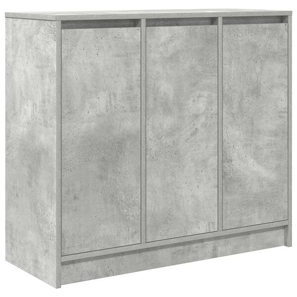 vidaXL Sideboard Betongrau 85x34x76 cm Holzwerkstoff