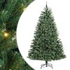 vidaXL K&uuml;nstlicher klappbarer Weihnachtsbaum mit 300 LEDs Gr&uuml;n 270 cm