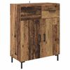 vidaXL Highboard mit Schubladen 2 pcs Altholz Holzwerkstoff