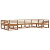 vidaXL Outdoor-Sofagarnitur 7 pcs Natur Massivholz Akazie