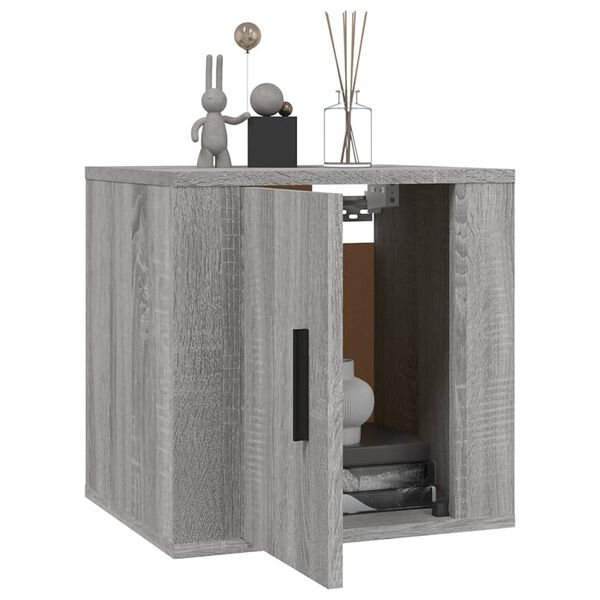 vidaXL TV-Wandschrank Grau Sonoma 40x34,5x40 cm