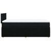 vidaXL Boxspringbett mit Matratze Schwarz 80x200 cm Stoff