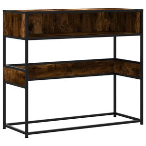 vidaXL Konsolentisch R&auml;uchereiche 90x35x80 cm Holzwerkstoff