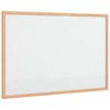 vidaXL Magnetisches Whiteboard mit Rahmen aus massivem Kiefernholz 60 x 40 cm
