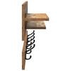 vidaXL Wandmontierter nachttisch Altholz 90 x 15 x 36 cm Holzwerkstoff
