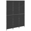 vidaXL Raumteiler Schwarz 146 x 180 cm Poly-Rattan