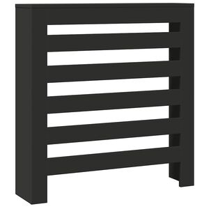vidaXL Heizk&ouml;rperverkleidung Schwarz 78x20x82 cm Holzwerkstoff