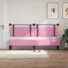 vidaXL H&auml;ngevorderseite Wandmontiert Rosa 210 x 55 x 5 cm Antikes PU