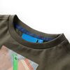 Kinder-Langarmshirt Khaki 104