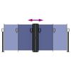 vidaXL Seitenmarkise Ausziehbar Blau 100x1000 cm